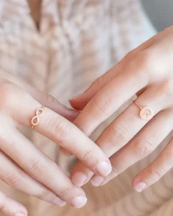 PAVOI Adjustable-Initial Ring