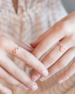PAVOI Adjustable-Initial Ring