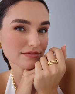 PAVOI Statement|Statement-Interlocked Stack-and-Shine Ring