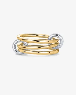 PAVOI Statement|Statement-Interlocked Two-Toned Ring