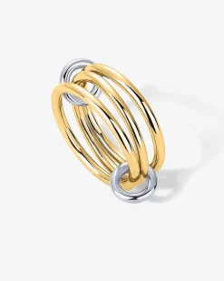 PAVOI Statement|Statement-Interlocked Two-Toned Ring