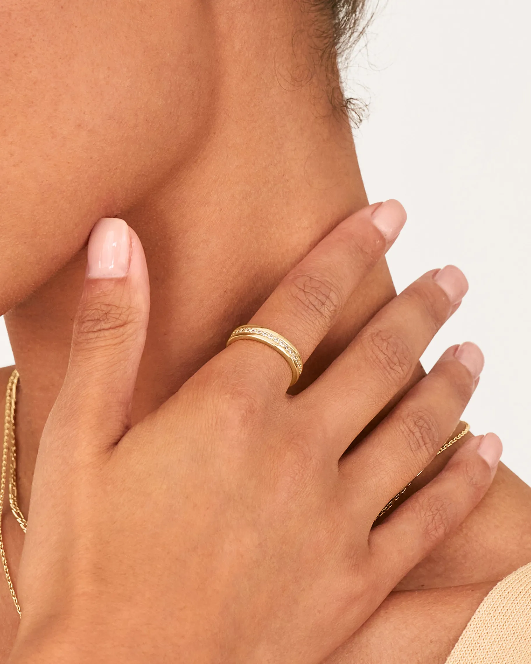 PAVOI Eternity|Stackable-Jade Ring