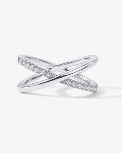 PAVOI Stackable-Julie Cross Ring