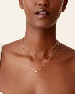PAVOI Pendants|Layered-Layered Baguette Pendant Necklace