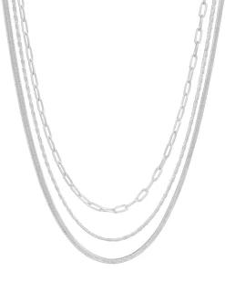 PAVOI Layered|Chains-Layered Chain Necklace