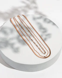 PAVOI Layered|Chains-Layered Chain Necklace