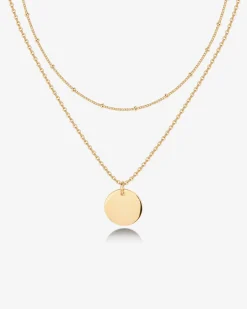 PAVOI Pendants|Layered-Layered Coin Pendant Necklace