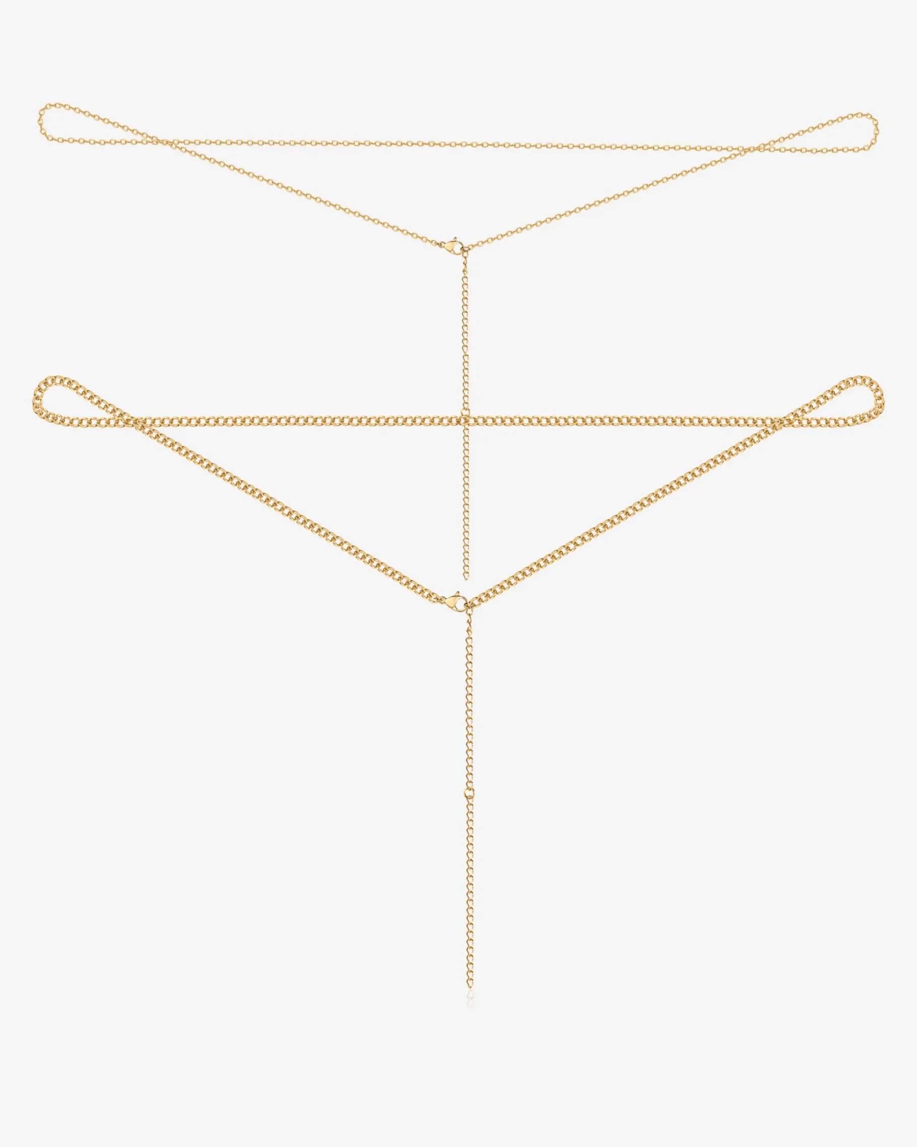 PAVOI Body Chains-Layered Waist Body Chain