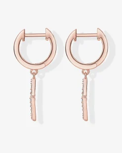 PAVOI Dangle & Threader|Huggies-Lightning Bolt Huggies