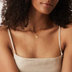 PAVOI Pendants-Lock Pendant Necklace