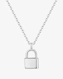 PAVOI Pendants-Lock Pendant Necklace