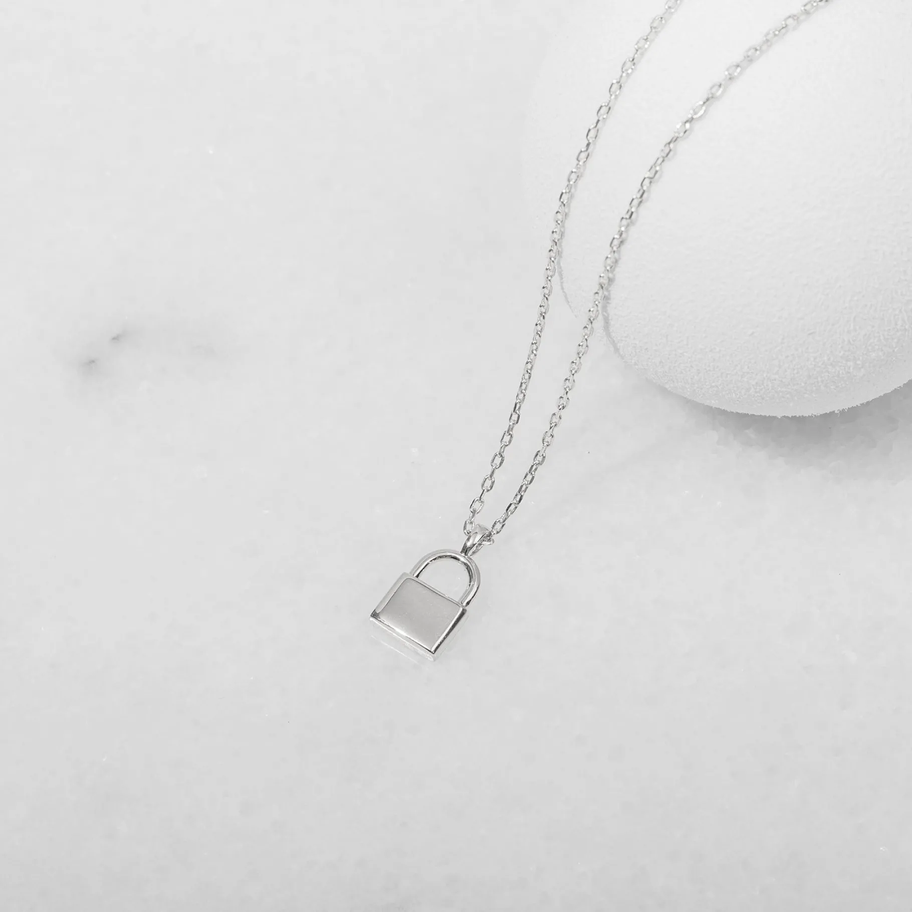 PAVOI Pendants-Lock Pendant Necklace