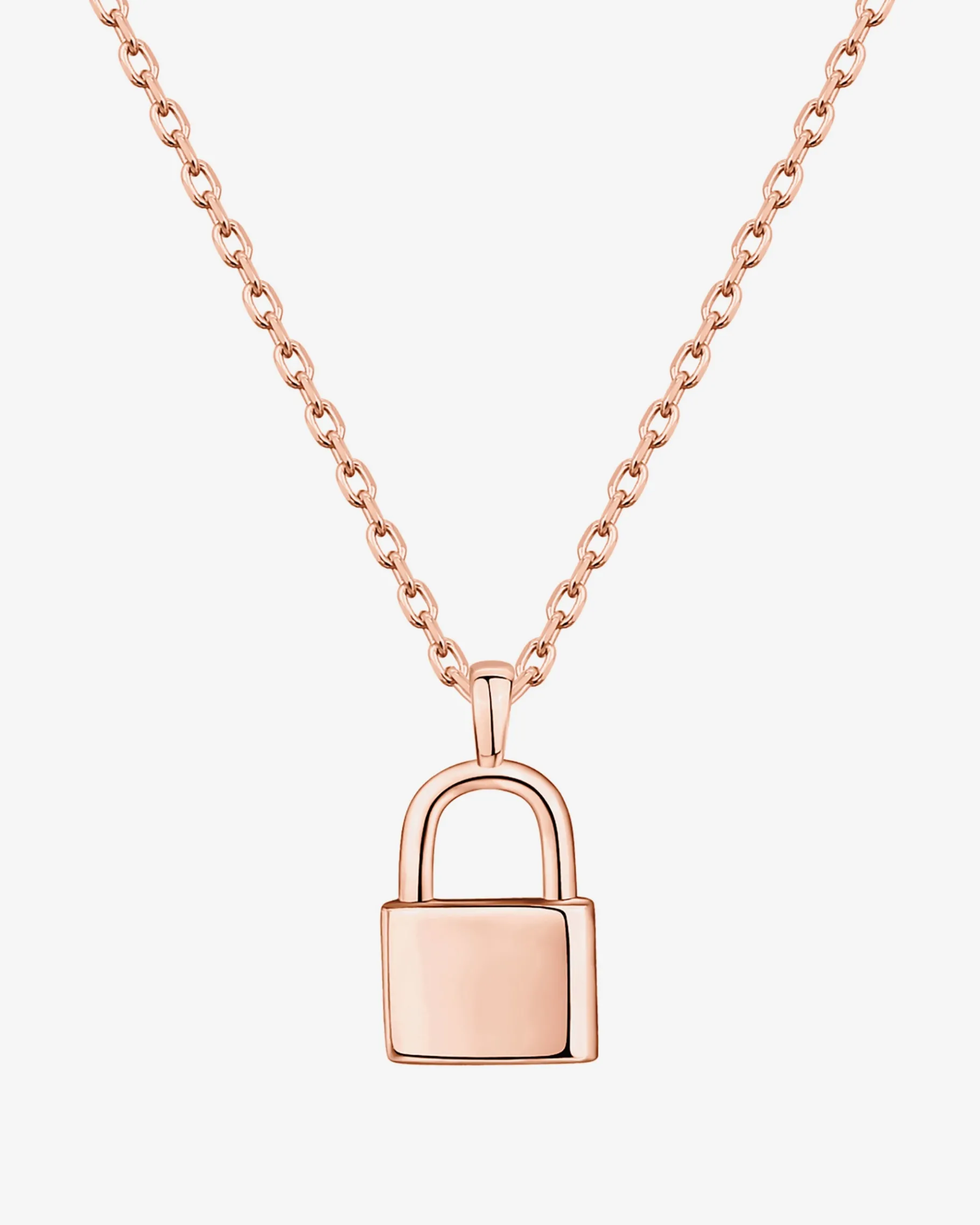 PAVOI Pendants-Lock Pendant Necklace