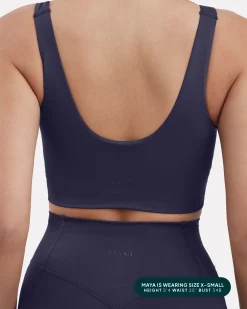 PAVOI Medium Support Bras|Bras-Longline Square Neck Medium-Support Padded Sports Bra