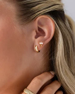 PAVOI Dangle & Threader|Flat Backs-Lotus Dangle Screwbacks
