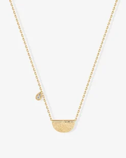PAVOI Pendants-Lotus Engraved Pendant Necklace
