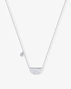 PAVOI Pendants-Lotus Engraved Pendant Necklace