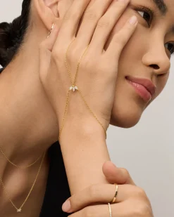 PAVOI Hand Chains-Lotus Hand Chain