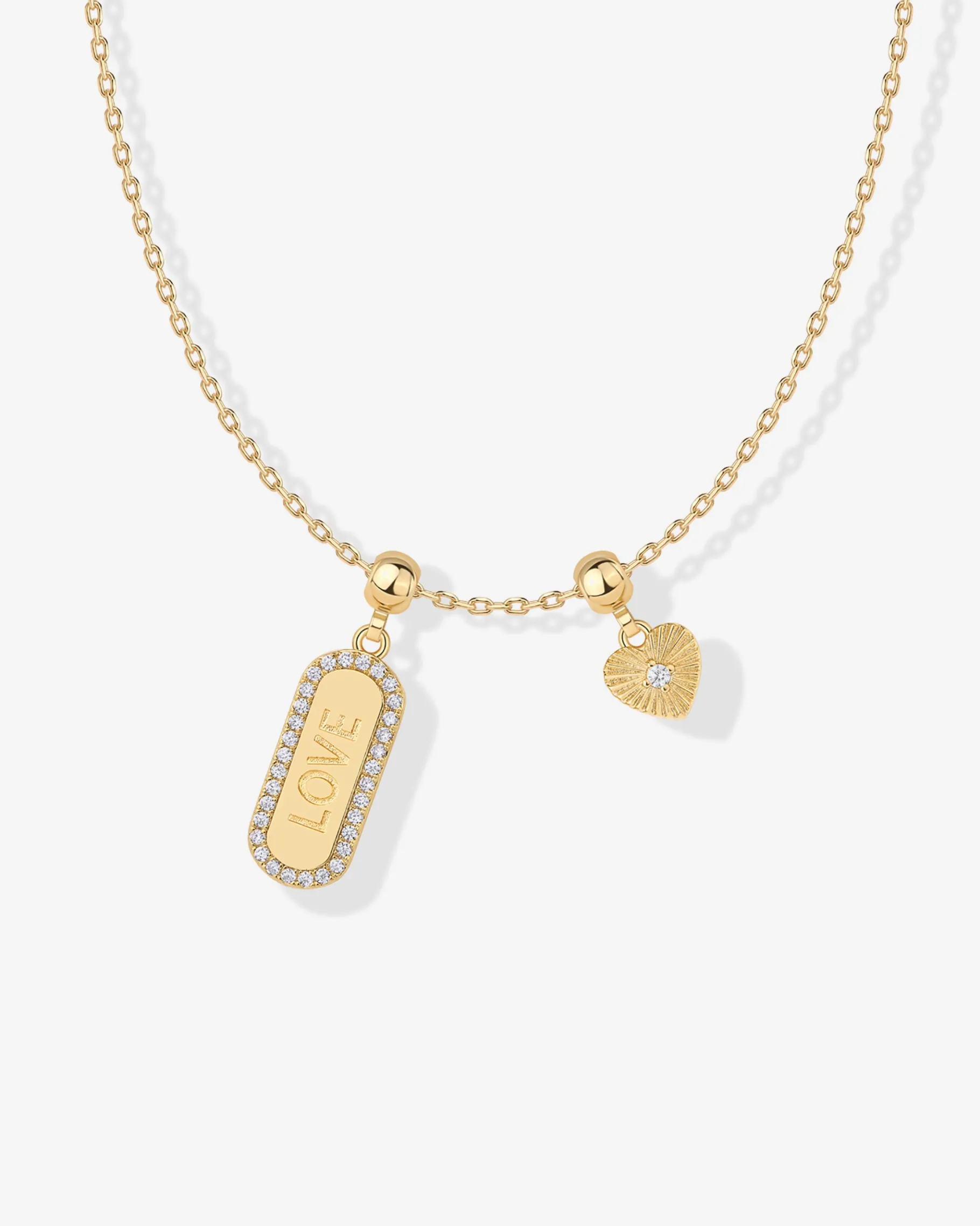 PAVOI Charms|Pendants-Love Mood Charm Necklace