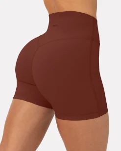 PAVOI 4" Inseam|Shorts-Low-Impact Butt Lifting High-Waisted 4" Biker Shorts