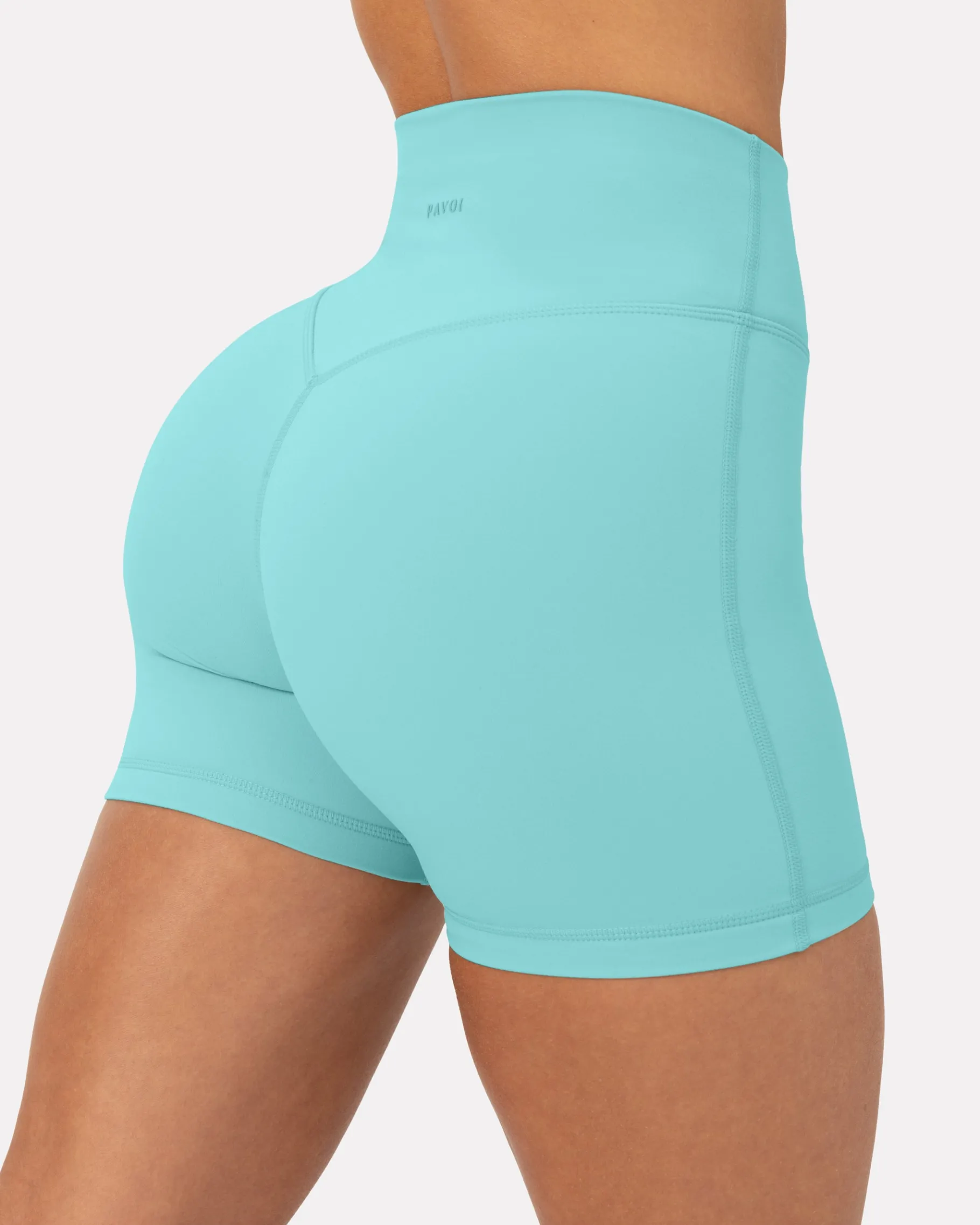 PAVOI 4" Inseam|Shorts-Low-Impact Butt Lifting High-Waisted 4" Seasonal Biker Shorts