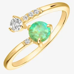 PAVOI Adjustable|Stackable-Luna Ring