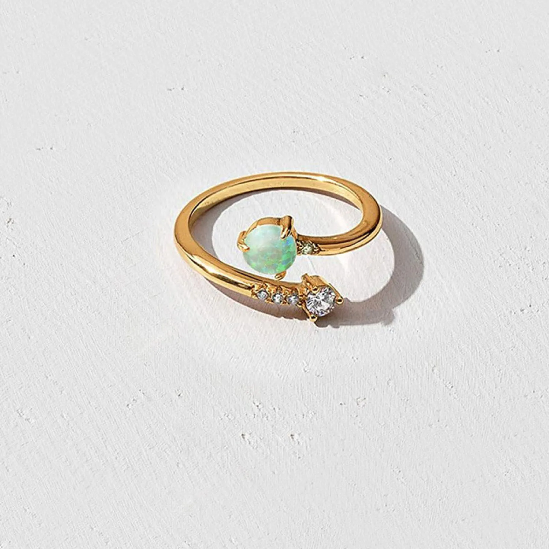 PAVOI Adjustable|Stackable-Luna Ring
