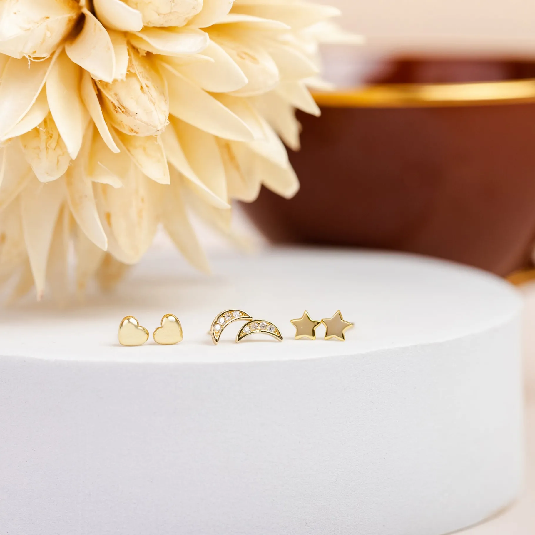PAVOI Studs-Luna Studs