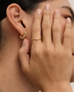 PAVOI Stackable-Magnolia Thin Ring