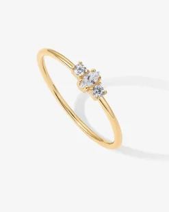 PAVOI Stackable-Magnolia Thin Ring
