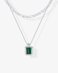 PAVOI Layered-Malachite Layered Necklace