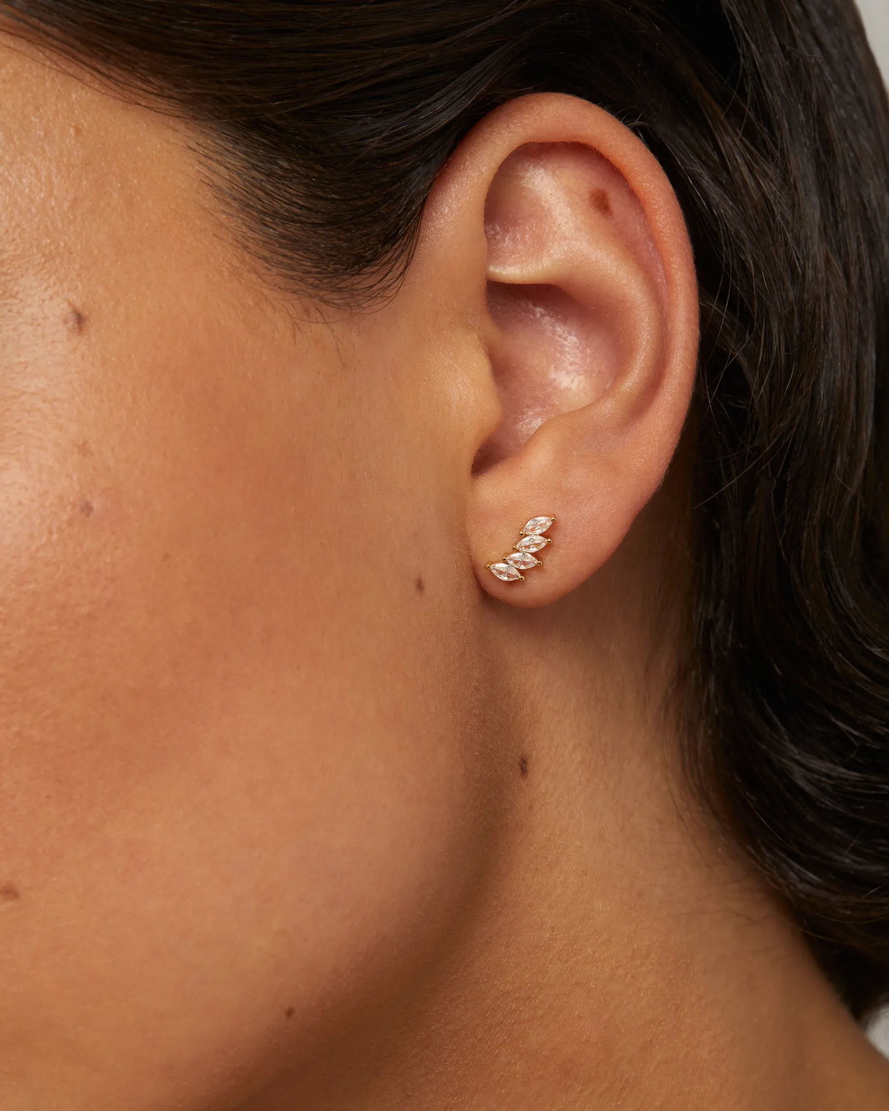 PAVOI Statement|Flat Backs-Marquise Cascade Earrings