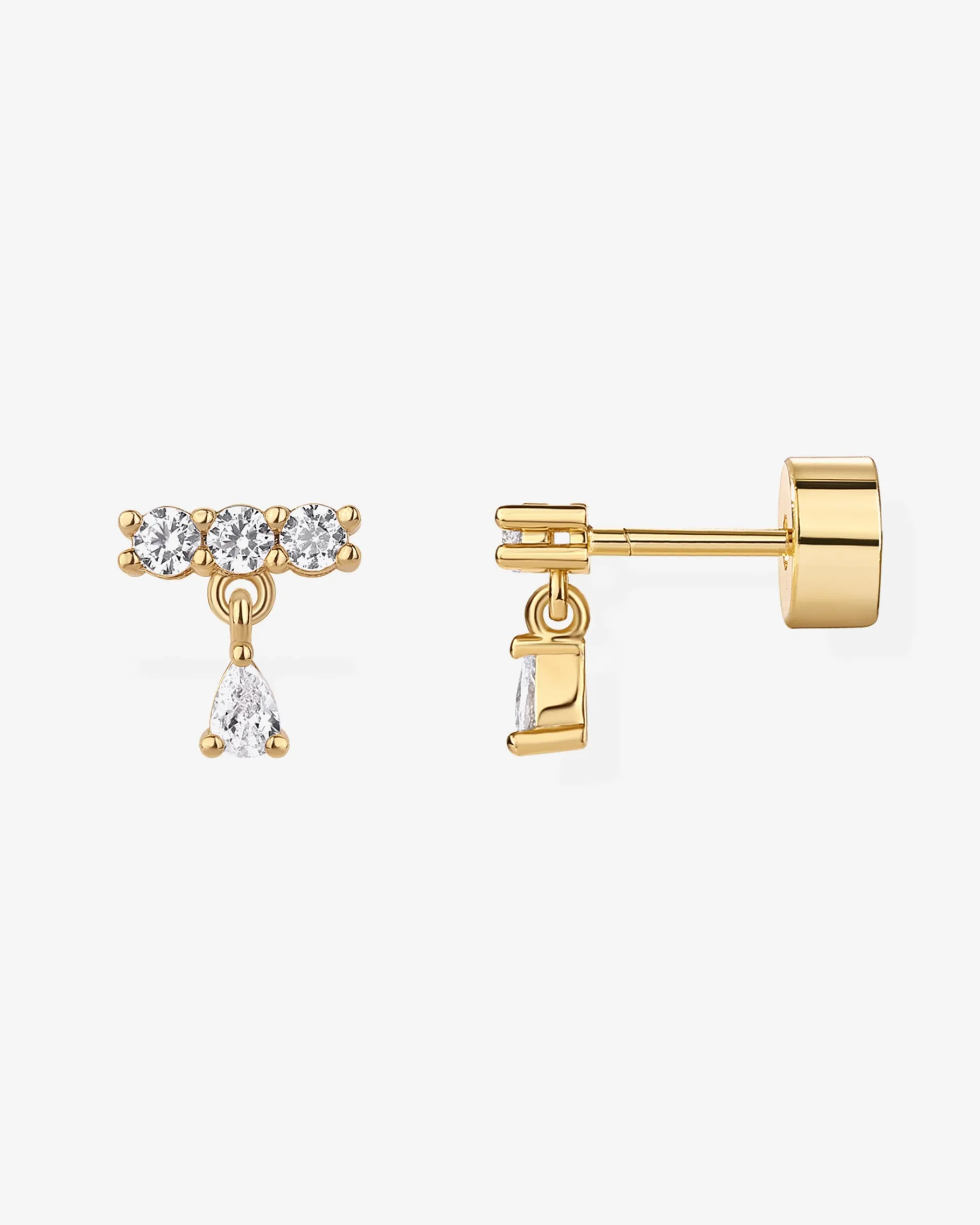 PAVOI Dangle & Threader|Flat Backs-Mini Cluster Dangle Screwbacks