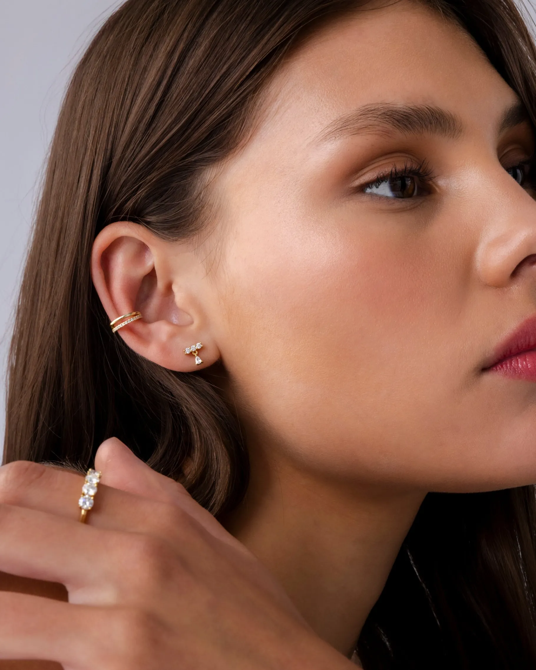 PAVOI Dangle & Threader|Flat Backs-Mini Cluster Dangle Screwbacks