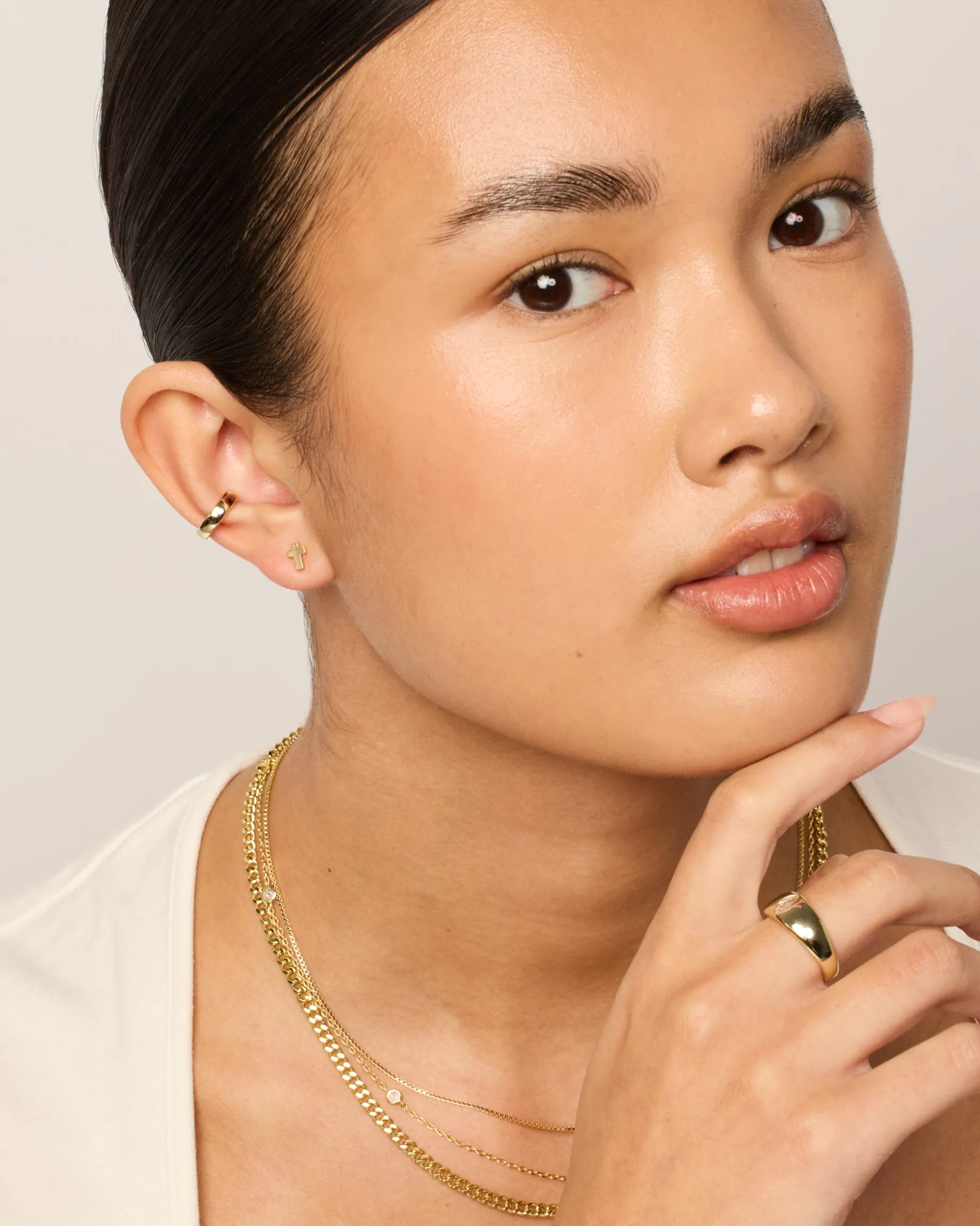 PAVOI Studs-Mini Cross Stud