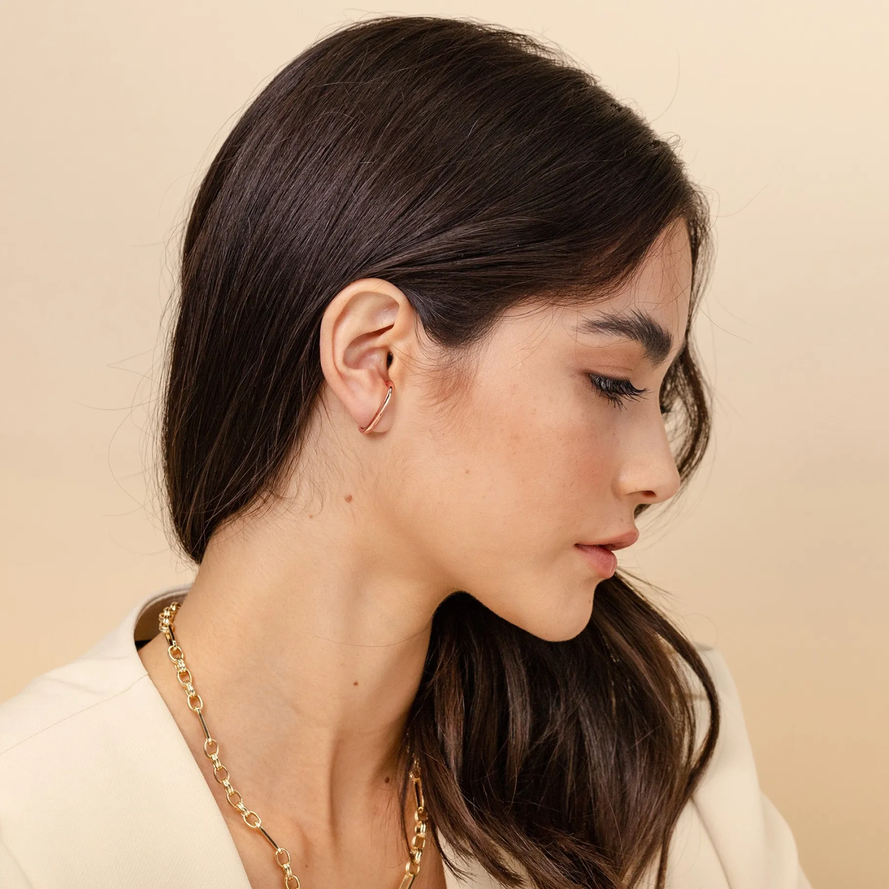 PAVOI Cuffs|Studs-Minimalist Ear Lobe Cuff