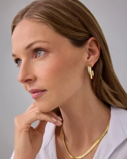 PAVOI Statement|Hoops-Mixed-Metal Geometric Hoops