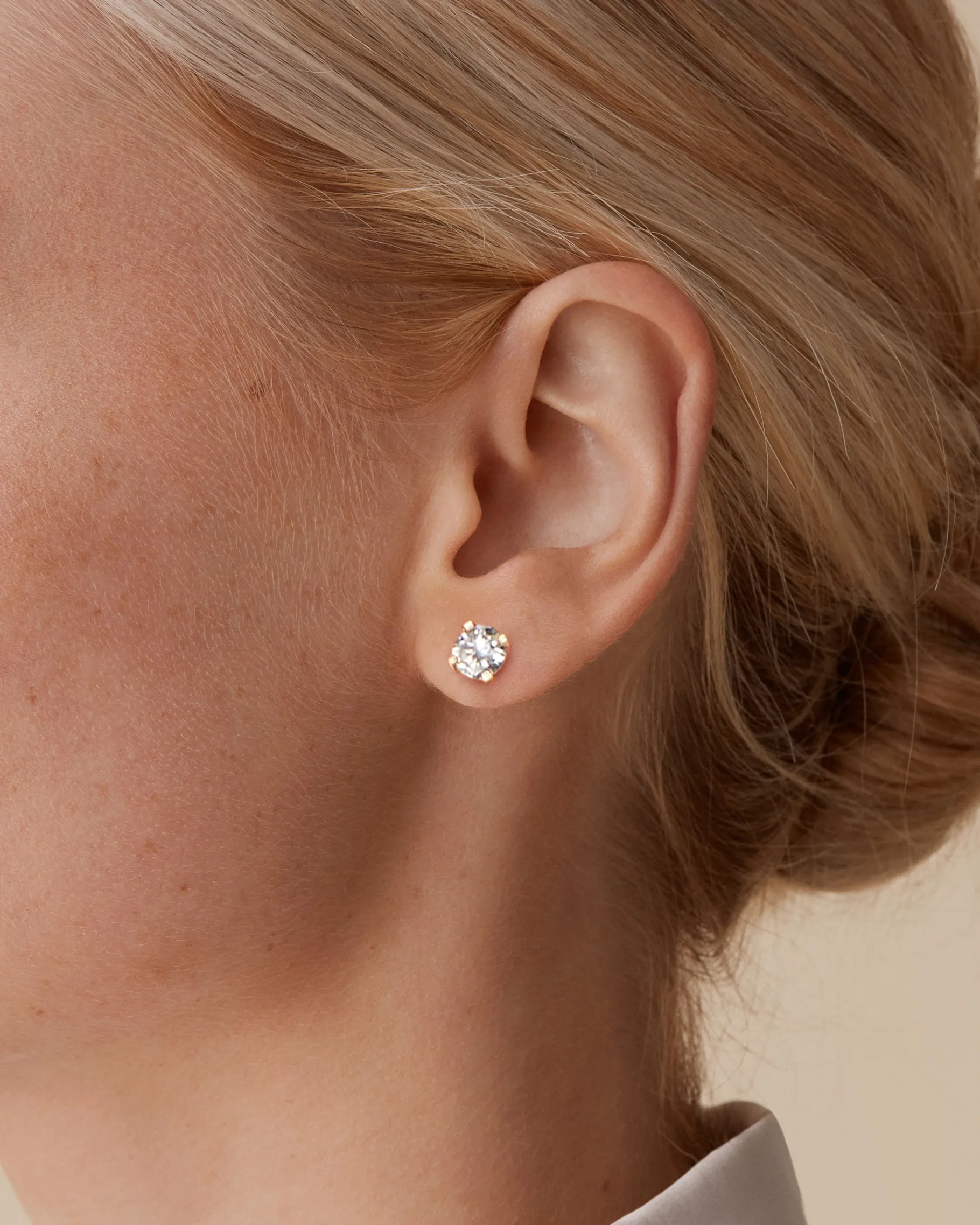 PAVOI Studs-Moissanite Studs