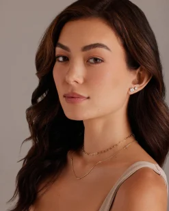 PAVOI Studs-Moissanite Studs