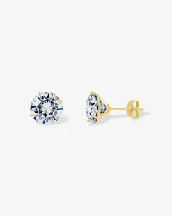 PAVOI Studs-Moissanite Studs