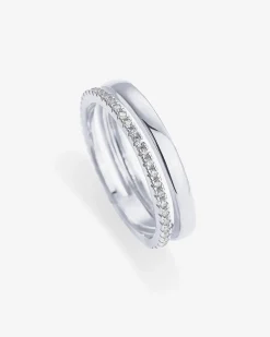 PAVOI Stackable|Eternity-Monica Dual Ring