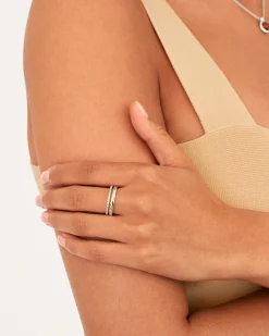 PAVOI Stackable|Eternity-Monica Dual Ring