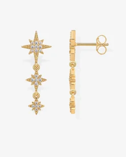 PAVOI Dangle & Threader-Multi Starburst Drop Earrings