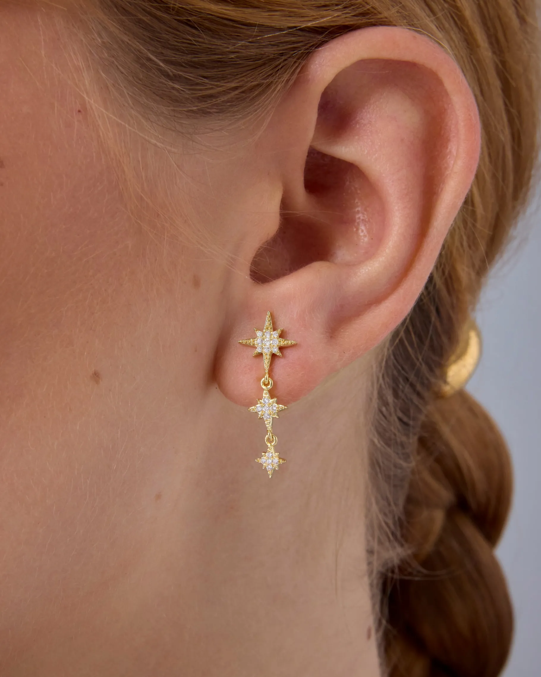 PAVOI Dangle & Threader-Multi Starburst Drop Earrings