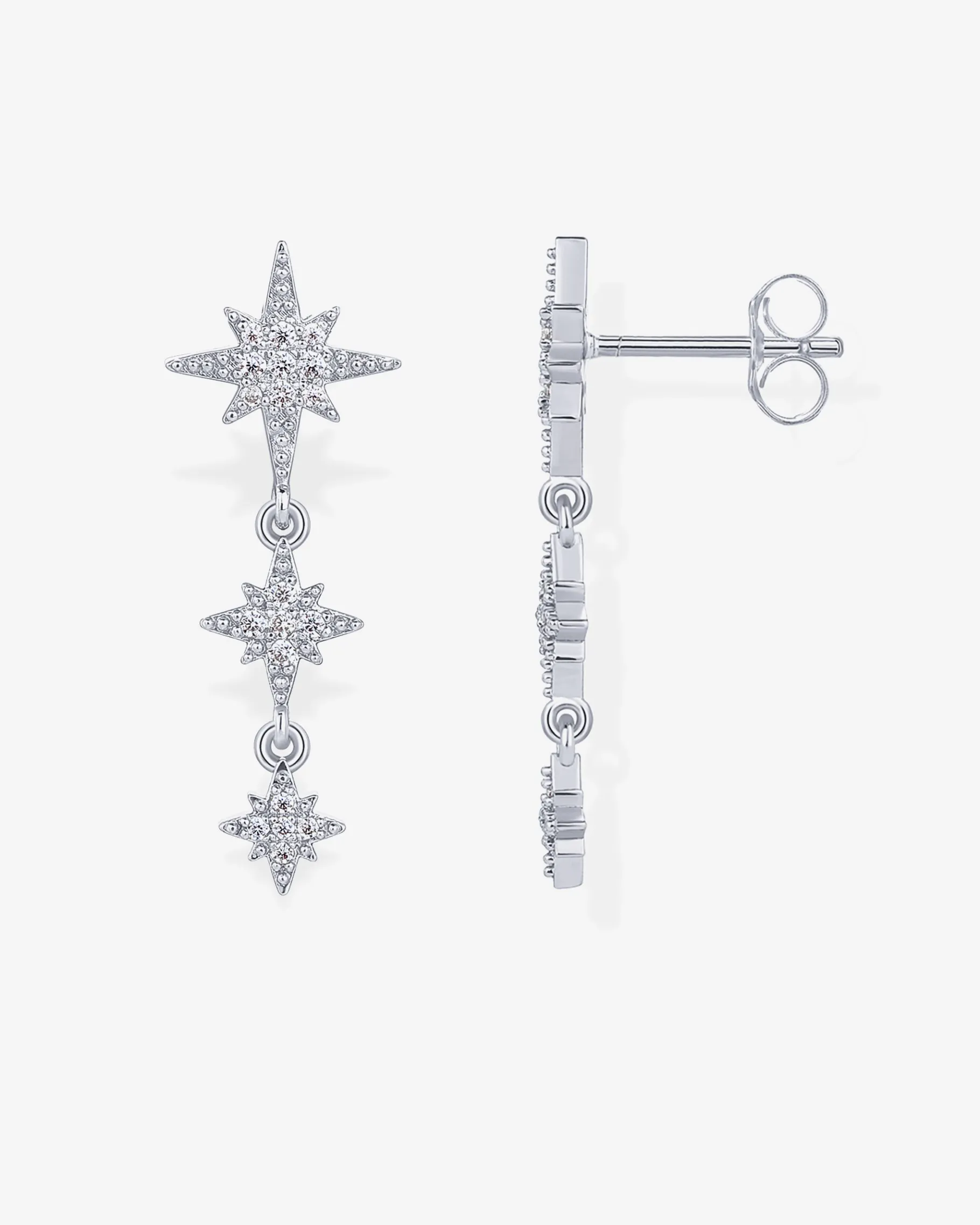 PAVOI Dangle & Threader-Multi Starburst Drop Earrings