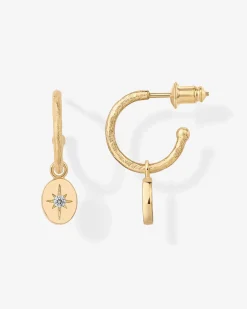 PAVOI Dangle & Threader|Hoops-Night Sky Hoop