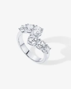 PAVOI Stackable-Nut Crossover Chunky Ring