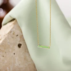 PAVOI Pendants-Opal Bar Necklace
