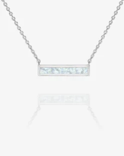 PAVOI Pendants-Opal Bar Necklace