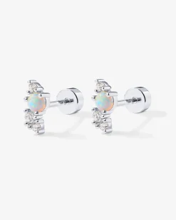 PAVOI Flat Backs|Studs-Opal Screw Back Studs